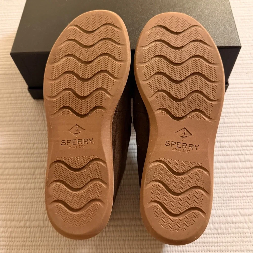 Sperry Top-Sider Boys Capstan Brown Penny Loafers SCK262040 Size 6M 38 EU